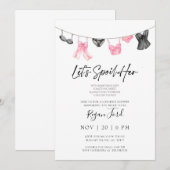 Waterverf Lingerie Kaart (Voorkant / Achterkant)