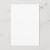 Waterverf lint Dusty Blue Bow Raffle Diapper Informatiekaartje (Achterkant)