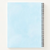 Waterverf Lion & Cub Baby shower Gastenboek Notitieboek (Achterkant)