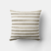 Waterverf Lion Gray Persoonlijke Baby Kussen (Achterkant)