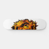 Waterverf Lion Half Face Persoonlijk Skateboard (Horizontaal)