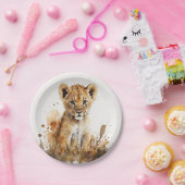 Waterverf Lion King's Party Paper Borden Papieren Bordje (Feest)