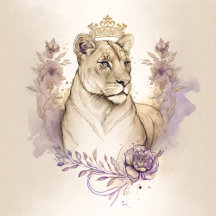 Waterverf Lioness 2