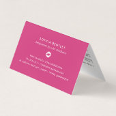 Waterverf Lip Product Distributeur Tips & Tricks Visitekaartje (Achterkant)