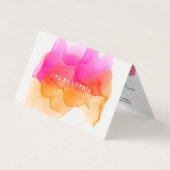 Waterverf Lip Product Distributeur Tips & Tricks Visitekaartje (Voorkant)