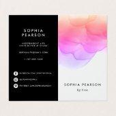 Waterverf Lip Product Distributeur Tips & Tricks Visitekaartje (Buitenkant ongevouwen)