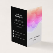 Waterverf Lip Product Distributeur Tips & Tricks Visitekaartje (Buitenkant)