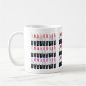 Waterverf lippenstift koffiemok (Links)