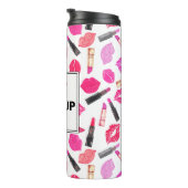 Waterverf lippenstift make-up artiest gepersonalis thermosbeker (Geroteerd rechts)