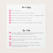 Waterverf lippies Visitekaartje - tips en toepassi (Binnenkant ongevouwen)