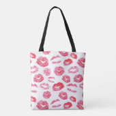 Waterverf Lipstick Lipsense Tote Bag (Achterkant)