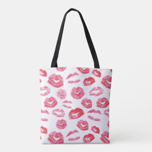 Waterverf Lipstick Lipsense Tote Bag (Achterkant)