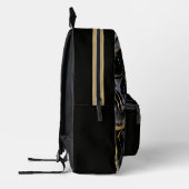 Waterverf Liquid Marble Pattern Gepersonaliseerde  Bedrukte Rugzak (Links)