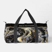 Waterverf Liquid Marble Pattern Gepersonaliseerde  Plunjezak (Voorkant)