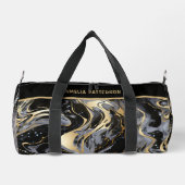 Waterverf Liquid Marble Pattern Gepersonaliseerde  Plunjezak (Achterkant)