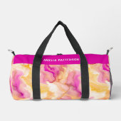 Waterverf Liquid Marble Pattern Gepersonaliseerde  Plunjezak (Voorkant)