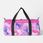 Waterverf Liquid Marble Pattern Gepersonaliseerde  Plunjezak (Voorkant)