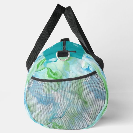 Waterverf Liquid Marble Pattern Gepersonaliseerde Plunjezak (Rechts)