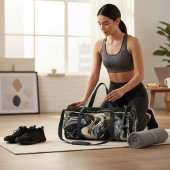 Waterverf Liquid Marble Pattern Gepersonaliseerde Plunjezak