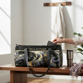 Waterverf Liquid Marble Pattern Gepersonaliseerde  Plunjezak