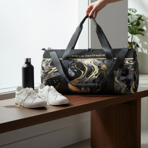 Waterverf Liquid Marble Pattern Gepersonaliseerde  Plunjezak