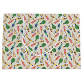 Waterverf Liquor Fles patroon gift Groot Cadeauzakje (Voorkant)