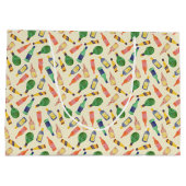 Waterverf Liquor Fles patroon gift Groot Cadeauzakje (Achterkant)