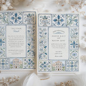 Waterverf Lissabon handgeschilderde Azulejos bruil Kaart