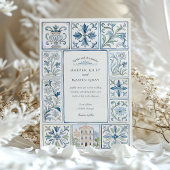 Waterverf Lissabon handgeschilderde Azulejos bruil Kaart