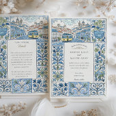 Waterverf Lissabon handgeschilderde Azulejos bruil Kaart