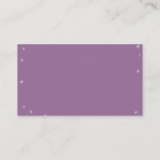 Waterverf Little Angel Baby Luier Raffle Informatiekaartje (Achterkant)