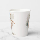Waterverf Little Ballerina Paper Cups Papieren Bekers (Links)