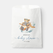 Waterverf Little Beer Baby shower Boy Bedankzakje (Voorkant)