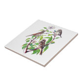 Waterverf Little Bird in Dogwood Tree Bird Art Tegeltje (Zijkant)