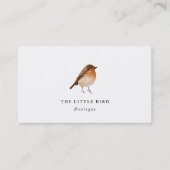 Waterverf Little Bird | Robin Visitekaartje (Voorkant)