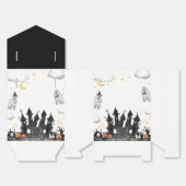 Waterverf Little Boo Ghost House Baby shower Bedankdoosjes (Ongevouwen)