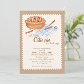 Waterverf Little Cutie is het bakken van Boho Baby Kaart (Staand voorkant)