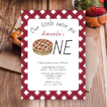 Waterverf Little Cutie Pie Kids Verjaardag Kaart<br><div class="desc">Waterverf kinderen verjaardagsfeestje. Waterverf taart met jam kids verjaardagsfeestje.</div>