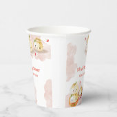 Waterverf Little Dumpling Mushroom Baby shower Papieren Bekers (Rechts)