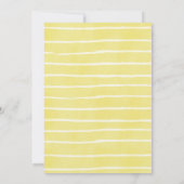 Waterverf Little Lamb Spring Meadow Baby shower Kaart (Achterkant)