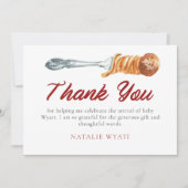 Waterverf Little Meatball Italiaans Bedankkaart (Voorkant)