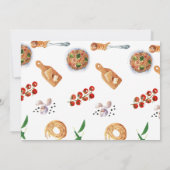 Waterverf Little Meatball Italiaans Bedankkaart (Achterkant)