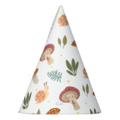 Waterverf Little Mushroom Birthday Party Pet Feesthoedjes (Links)