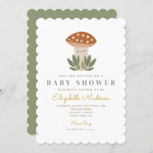 Waterverf Little padroom Baby shower Invitation