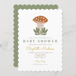 Waterverf Little padroom Baby shower Invitation Kaart