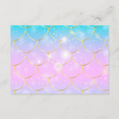 Waterverf Little Pearl Diapper Raffle Informatiekaartje (Achterkant)