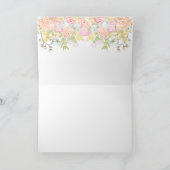 Waterverf Little Piggy Baby shower Bedankkaart (Binnen)