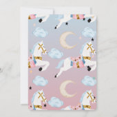 Waterverf Little Pony Verjaardagsuitnodiging Kaart (Achterkant)