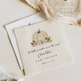 Waterverf Little Pumpkin Baby shower Papier Servet