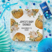 Waterverf Little Pumpkin Herfst Baby shower Papieren Bordje (Feest)